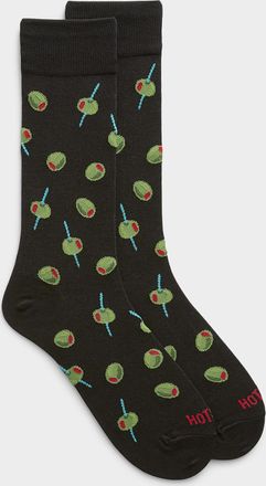 Hot Sox Mens Olive socks
