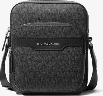 Michael Kors Hudson Mini Signature Logo Flight Bag