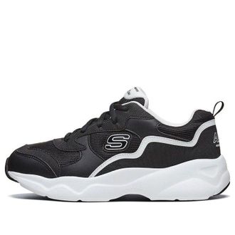 Skechers (WMNS) Skechers DLites Airy Black White 66666231-BKW