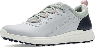 Ecco S Casual Sport Lace Waterproof Womens Golf Shoes Concrete/Marine : EU 38 (US Womens 7-7.5) B - Medium, Leather