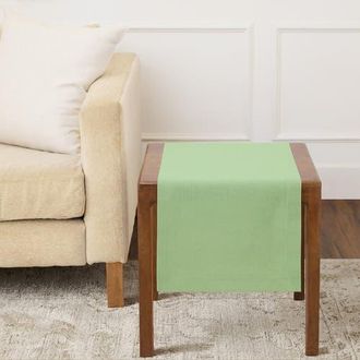 Solino Home Linen Table Runner for Dining Table, Holiday and Everyday Table Decor - Fete in Pastel Green at Nordstrom, Size Xx-Small