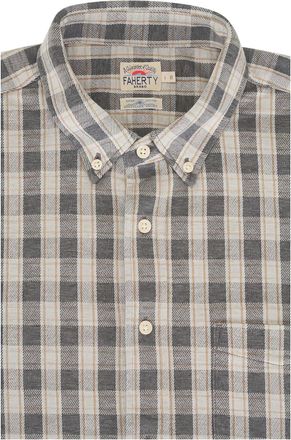 Faherty Camicia tartan - Grigio