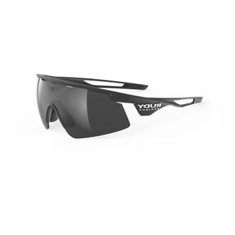 Rudy Project Turbolence Shield Zonnebril - unisex - Fietsaccessoires - Zwart - ONE Size - Fitness