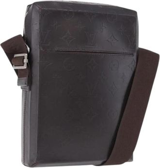 Louis Vuitton Pre-owned Shoulder Bag - Heren - Vintage Schoudertas - Bruin - ONE Size - Leer - Vintage