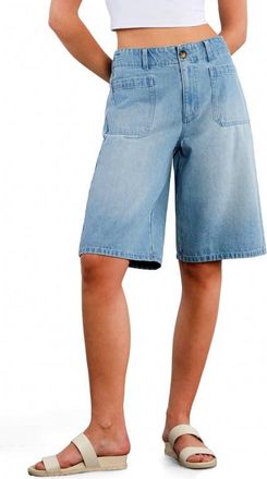 BILLY T Effortless Denim Shorts in Washed Blue at Nordstrom, Size X-Large