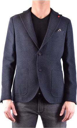 Manuel Ritz Stijlvolle Jas voor Mannen - Heren - Blazers - Blauw - XL - Jassen