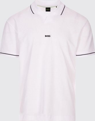 HUGO BOSS Polo Shirt BOSS Men color White