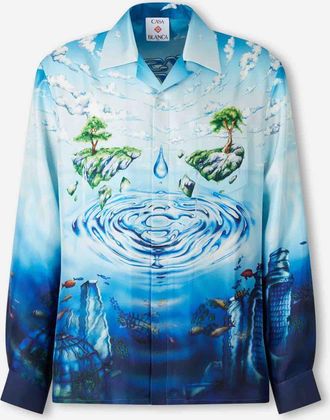 Casablanca Printed Silk Shirt