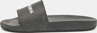 Axel Arigato Black Rubber Pool Slides