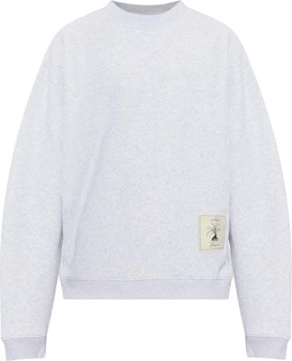 Jacquemus Katoenen sweater Torneo - Heren - Sweatshirts - Grijs - M - Katoen - Hoodies & sweatvesten