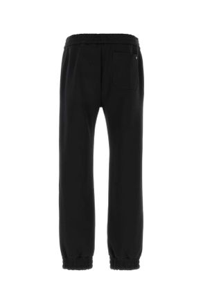 Valentino Garavani Mens Bottom Joggers Black