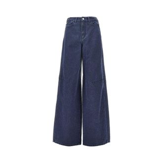 Emporio Armani Wide leg denim pants Woman 26
