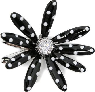 Yvmin Polka Dot Flower Hair Clip
