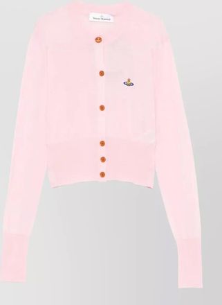 Vivienne Westwood bea cotton cropped cardigan long sleeves