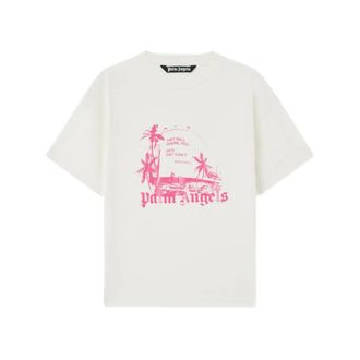 Palm Angels T-Shirts, male, Beige, Size: 2XL T-shirt