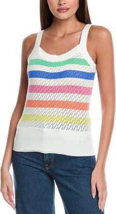 Isla Olivia Pointelle Tank Sweater