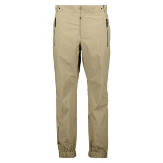 Moncler Gore-Tex Beige Broek Lente-Zomer 2025 - Heren - Slim Fit Broeken - Beige - M - Broeken