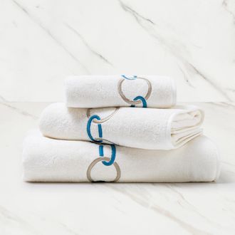 Frette Links Embroidered Bath Towel | Frette