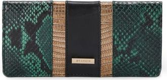 Brahmin Ady Croc Embossed Leather Wallet in Multi Venezia at Nordstrom
