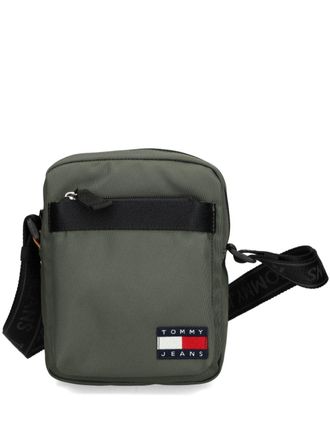 Tommy Jeans logo-patch bag - men - Polyurethane/Polyester - One Size - Green
