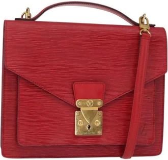 Louis Vuitton Pre-owned Handbags, female, Red, Size: ONE SIZE Pre-owned Vintage Handbag