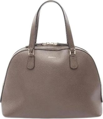 Gucci Pre-owned Handbags, female, Brown, Size: ONE SIZE Pre-owned Vintage Handbag