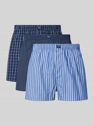 Mc Neal Boxershorts mit elastischem Bund im 3er-Pack in Marine, Gr&ouml;&szlig;e XXL