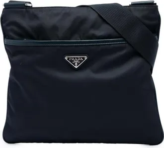 Prada Pre-owned Prada Tessuto Zip Top Crossbody Unisex XXI8CX6N8FXHB8YH