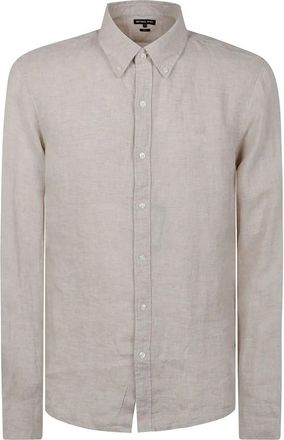 Michael Kors Long Sleeves Linen Shirt