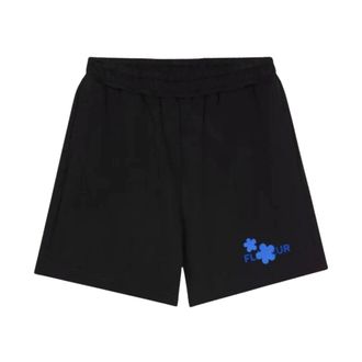 Flaneur Fl&acirc;neur, Korte Broeken, Heren, Zwart, M, Katoen, Flower Shorts