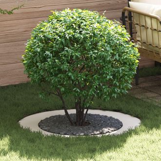 Berkfield Home White Planters White Plastic Large Collapsible Floor Planters