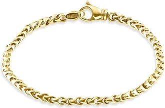 Pompeii3 Mens 14k Gold (15gram) or Platinum (24gram) 5mm Link Bracelet 8.5