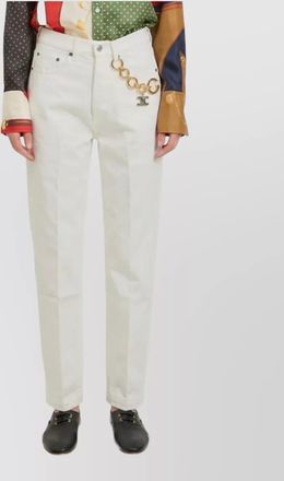 Celine high-rise straight-leg denim jeans