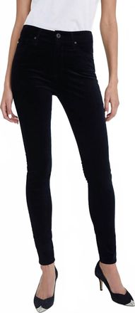 AG - Adriano Goldschmied Farrah Skinny High Rise Jeans In Super Black