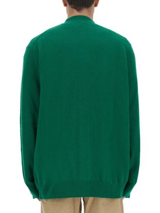 Comme Des Gar&ccedil;ons Wool Cardigan - Green