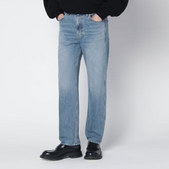 Gucci Jeans Slim-Fit azzurro d&eacute;lav&eacute;