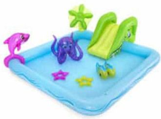 Bestway Parque Infantil Acu&aacute;tico Fantastic Aquarium 239 X 206 X 86 Cm Con Fuente
