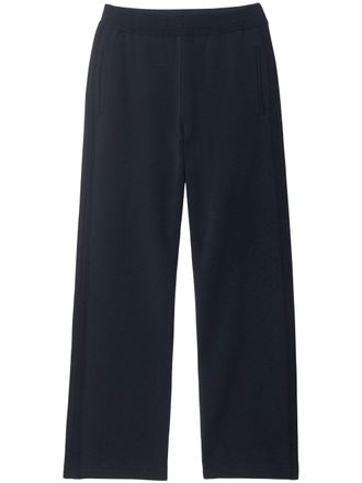 Burberry knitted track pants - men - Viscose/Polyester/Polyamide/Viscose/Polyester/Elastane/Polyamide/Elastane - S - Blue