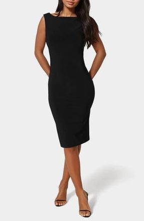 Bebe Open Back Minidress in Black at Nordstrom Rack, Size X-Small