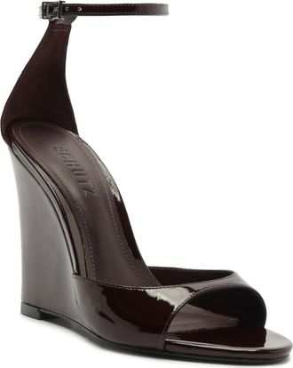 Schutz Scarlett Wedge Ankle Strap Sandal in Maplewood at Nordstrom, Size 5.5