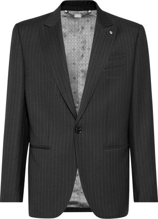 Billionaire Boys Club Gessato Blazer - Heren - Blazers - Zwart - XL - Wol - Jassen