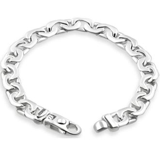 Pompeii3 Mens 14k Gold (43gram) or Platinum (67gram) 8.5mm Link Bracelet 8.5