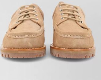 Paraboot thiers moccasin boat shoe rubber sole