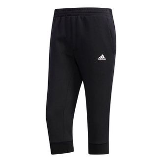 adidas Ai Pt 34 3s Casual Sports Bundle Feet Cropped Pants Black EH3798