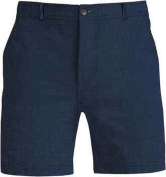 MC2 Saint Barth Effen Linnen Bermuda Shorts - Heren - Korte Broeken - Blauw - XL - Linnen - Korte Broeken
