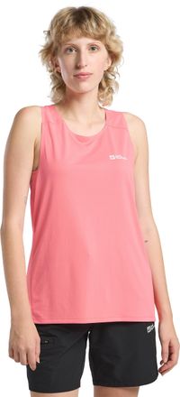 Jack Wolfskin Tanktop JACK WOLFSKIN PRELIGHT STRIDE TANK W, Damen, Gr. L (42/44), sunset, coral, Obermaterial: 100% Polyester, Tops Tanktop