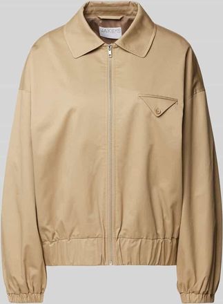 Jake*s Oversized Blazer mit Brusttasche in Sand, Gr&ouml;&szlig;e 34