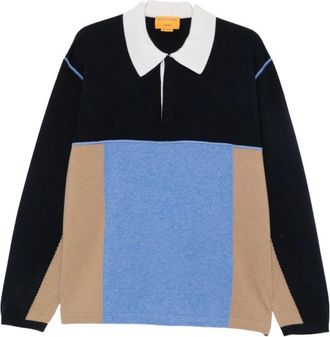 Guest In Residence Tops, Heren, Veelkleurig, M, Kasjmier, Color Block Rugby