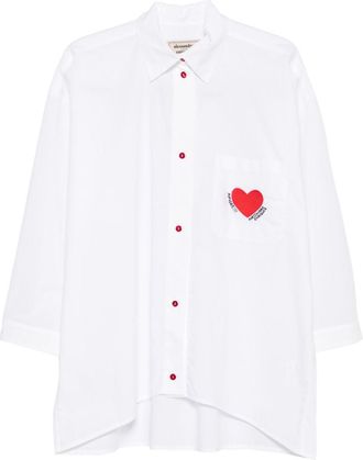 Alessandro Enriquez Womens Heart Cotton Shirt
