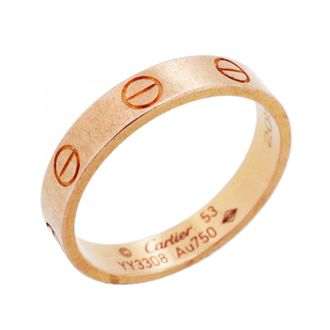 Cartier Pink Gold (18K) Band Ring (Pre-Owned)
